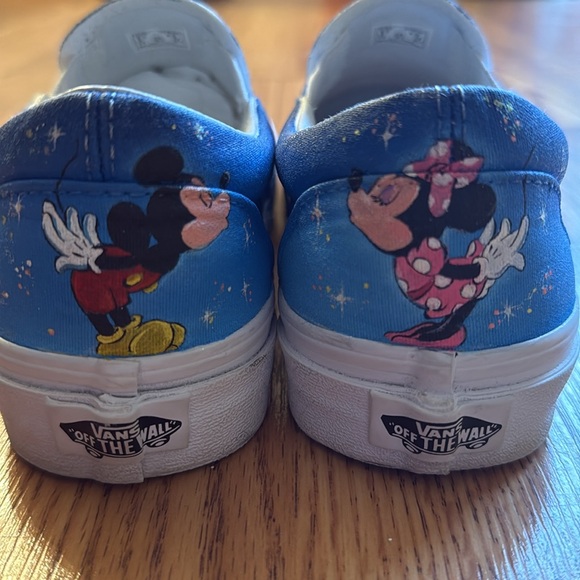 Hand Painted The Enchanted Brush Disney Vans Shoes - Picture 5 of 6